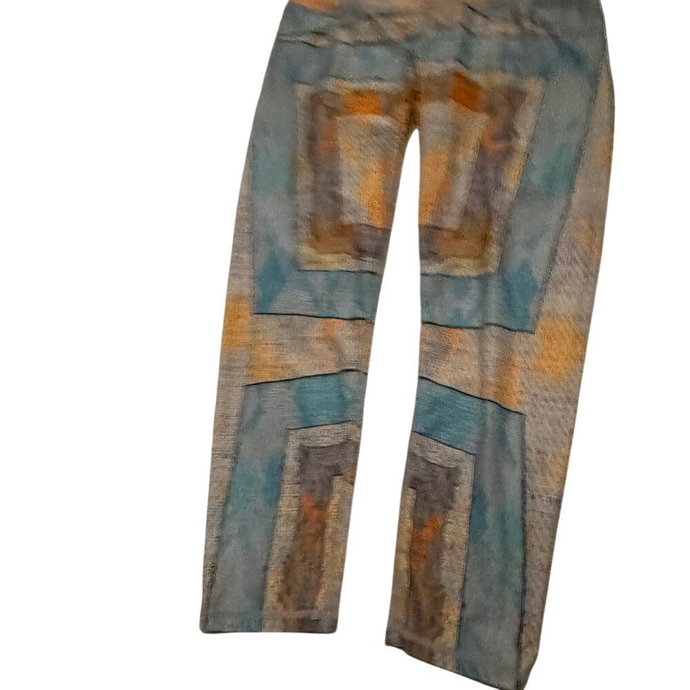 Niyama Sol capris artistic geometric shapes sz S yoga activewear